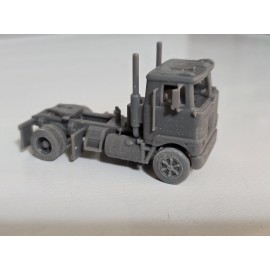 Tennessee pass models Ho Scale Mack F700 Cabover Daycab Single Undecorated Kit 3d Printed