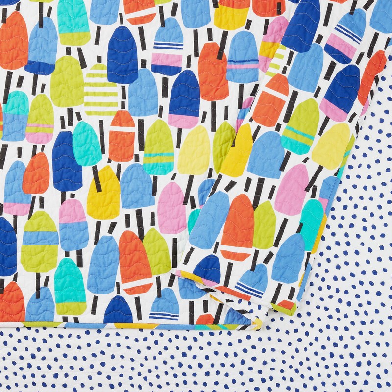 Makers Collective Buoys Quilt Set, Twin, Multi