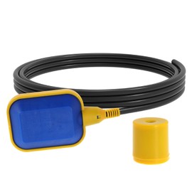 Float Switch for Sump Pump, Water Level Sensor for Water Tank with 6ft Power Cord, for Ground Water Bilge Pump and Water Tank, 13 Amp, IP68 (16 Ft Cable)