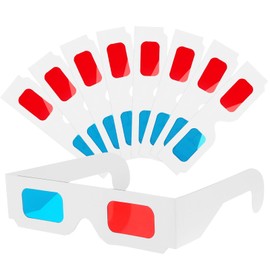 Classicseali 30pcs 3D Viewing Glasses, 3D Glasses for Movies at Home,Foldable and Lightweight Paper Glasseses for Kids and Adults, Perfect for Immersive Movie Experiences