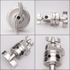 BOLLUMA Swivel Grip Head Clamp Mounting Adapter for Light Stand,