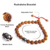 Wonder Care Rudra Buddha Meditation Beads Rakhi Bracelet for Brother