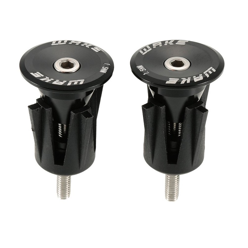 Wake Bar End Plugs Black Handlebar End Caps Bike Handlebar