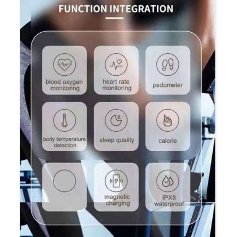 Mobile Phone BT Connection Smart Ring Health Tracker Rechargeable Waterproof