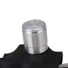 BQLZR 2 Wire Silver Round Rotating Knob Desk Lamp Dimmer