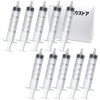 Injector, 0.2 fl oz (5 ml), Syringes, 10 Pieces, Various