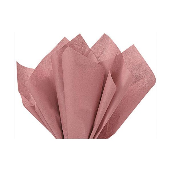 Rose Gold Tissue Paper 15"x20" 100 Sheets Wrapping Bulk