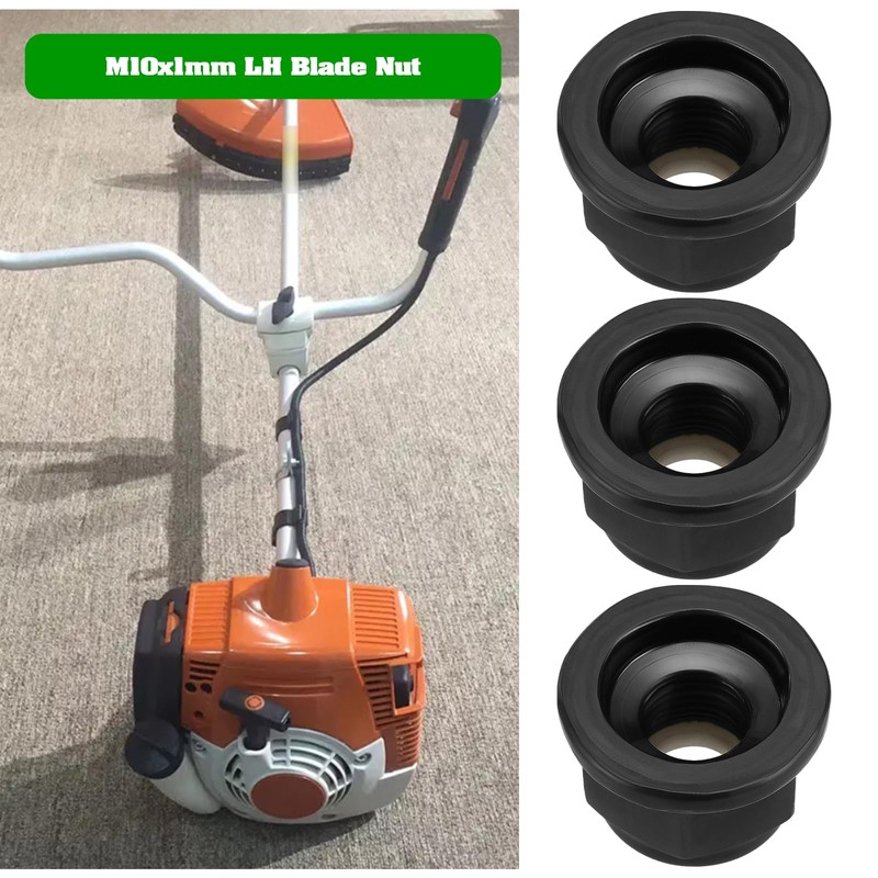 Create idea 5Pcs Strimmer Blade Nut M10x1mm Left-Hand Thread Nut
