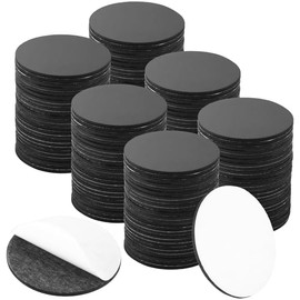 Aertiavty Imanes redondos con respaldo adhesivo, 120 piezas de imanes para refrigerador de 5 cm, puntos magnéticos adhesivos, imanes pegajosos de 80 m
