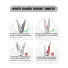 4-In-1 Kitchen Knife Sharpener, Multi-Functional Knife Sharpening Kit, Stylish Kitchen