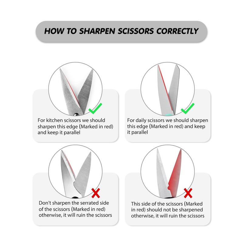 4-In-1 Kitchen Knife Sharpener, Multi-Functional Knife Sharpening Kit, Stylish Kitchen