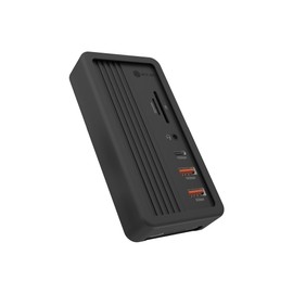 ICY BOX IB-DK4072M-CU31 10-in-1 USB-C Docking Station with M.2 NVMe SSD Bay, HDMI 4K @ 60Hz, 100W Power Delivery, Gigabit LAN, Card Reader, Audio, Aluminium