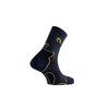 Lurbel Tierra Pilger Toe Separator Trekking Socks Breathable Seamless, Navy/Yellow,