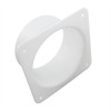 ZRM&E Plastic Air Duct Connector Flange Panel 4" Dryer Vent