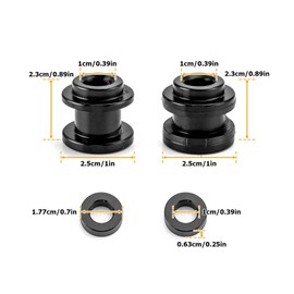 Mofun Sissy Bar Docking Hardware Kit Compatible with Harley Softail Deluxe FLDE Standard FLHC/S Low Rider FXLR Street Bob FXBB Fat Bob FAT BOY FLFB/S Sport Glide FLSB FLI 2018-2024 Black