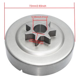 Hippotech 325"-7T Sprocket Cover Clutch Drum with Oil Pump for Stihl MS271 MS291 MS 291 271 Chainsaws with Needle Bearing Washer E-Clip Worm Gear Oil Filter Fuel Line