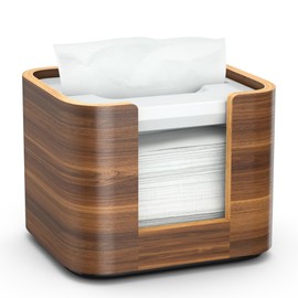 Tork 273003 Xpressnap Snack Serviettenspender / N10 Tischspender in Walnuss für Spenderservietten / 1 x Falttuchspender / 11,6 x 14,6 x 13,6 cm (H x B x T)