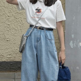 maikun Women's Belt, Suit, Business Belt, Women's Belt, Skirt Belt, Stylish, Thin, Casual, Birthday, Gift, Women's, Popular, 3 Colors Available, black, (1)