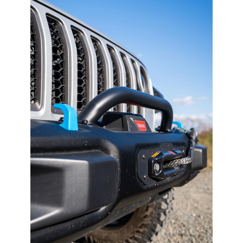 RockTrix Black Front Brush Guard, 3.12 inch Height to Clear