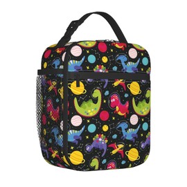 XSXXSC Dinosaur Reusable Lunch Bag Lunch Box Kids,Kids Lunch Box For Girls Boys,Insulated Lunch Bag For Kids,Easy-To-Clean Bento Box Bento Bag,Loncheras Lunchbox For Work/School/Picnic