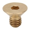 50Pcs Countersunk Hex Socket Screws Pure Copper Flat Head Hardware