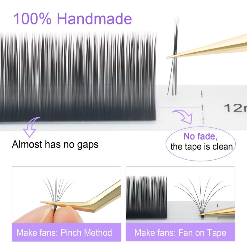 COZBIRD Single Eyelash Extension Classic 1 to 1 Fake Silk
