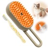 Cat Steam Brush for Shedding with Comb 4 in 1