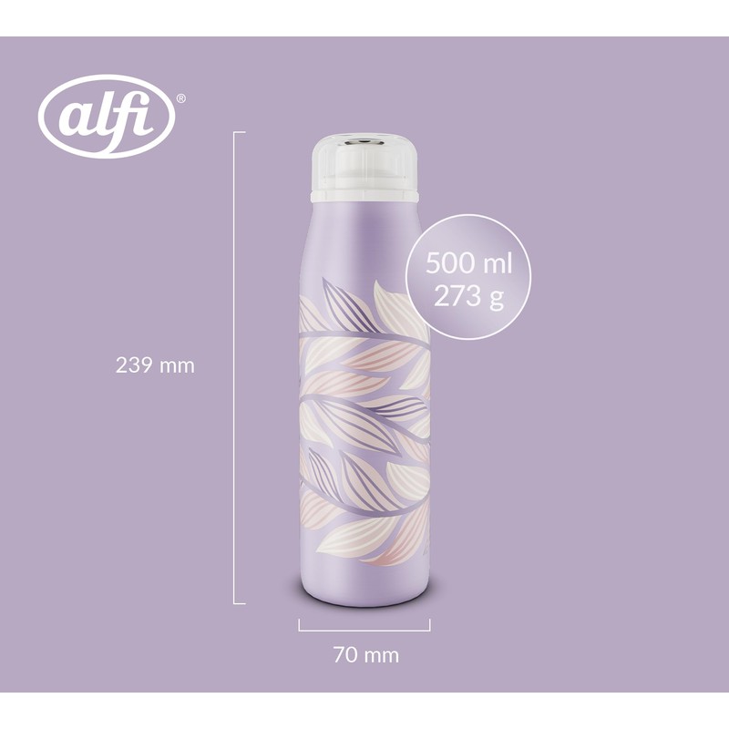 alfi Kids ISO Bottle 500 ml, Purple Pastel, Insulated Drinking