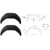 ProPlus Mudguard Plastic 14 Inch (2275)
