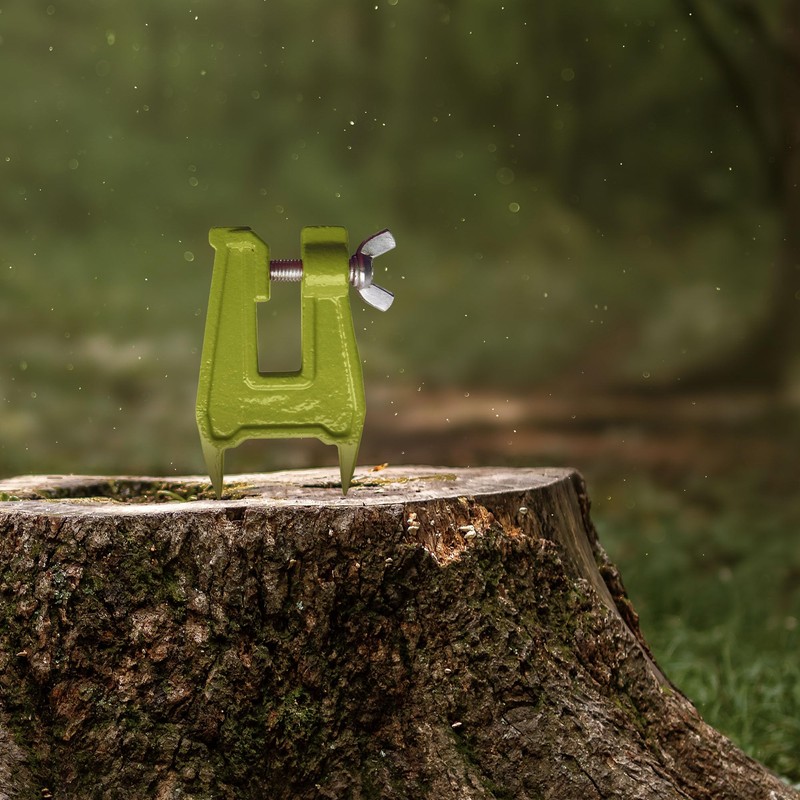 Timber Tuff Portable Chainsaw Sharpening Stump Vise with Thumb Screw