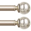 KAMANINA 2 Pack Curtain Rod 32 to 58 Inches (2.6-4.8ft),