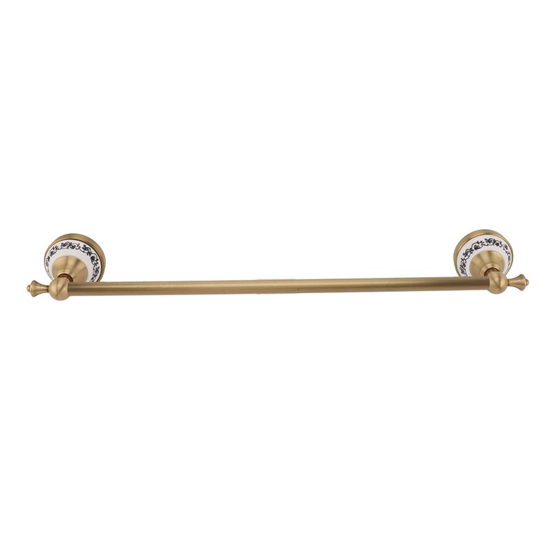 Towel Bar European Style Single Rod Hanging Bath Towel Holder