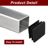 LifCratms 12 Pack 1-1/4 Inch (32mm) Square Plastic Plug, Square