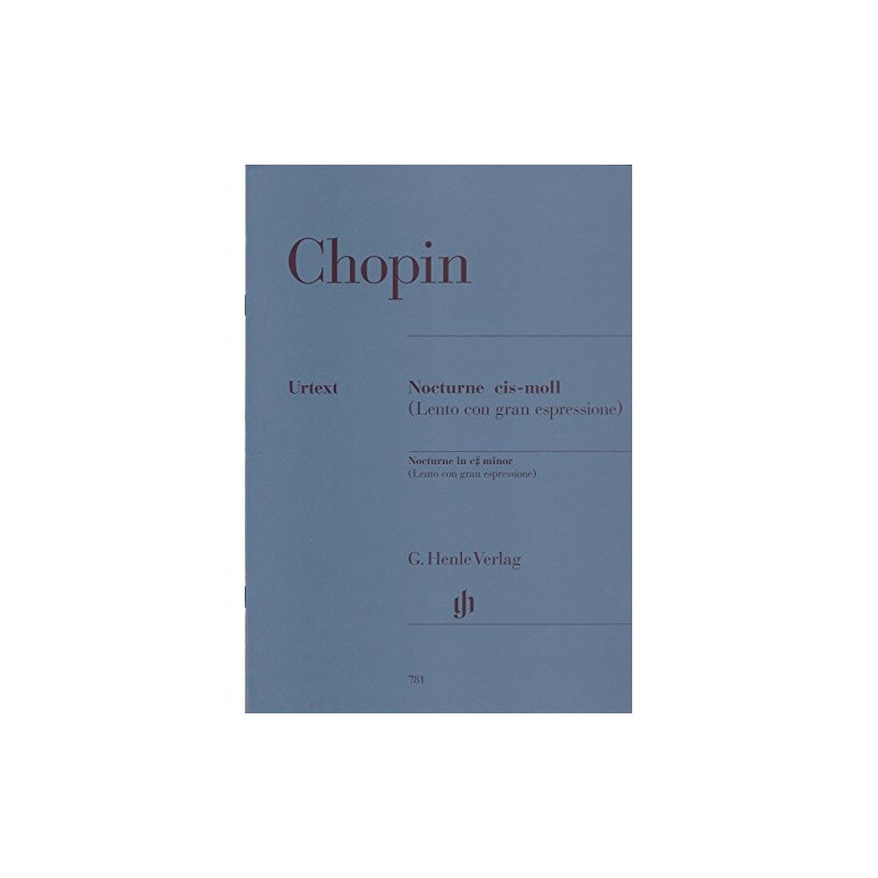 Nocturne C sharp minor op.post.- piano - (HN 781)