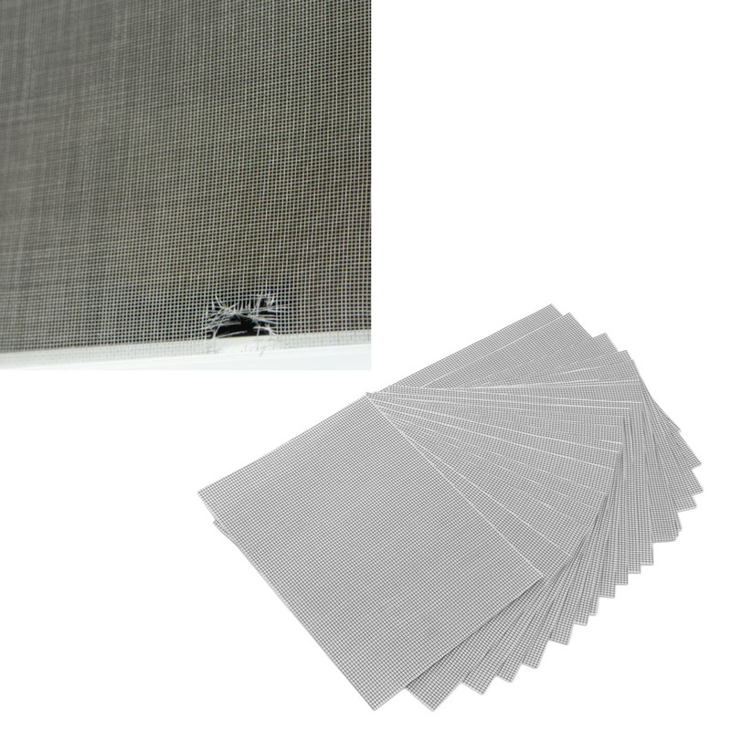 20Pcs Window Screen Repair Tape Self Adhesive Fiberglass Window Screen