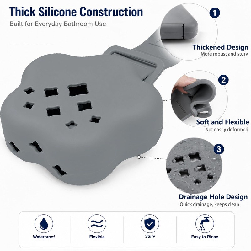 Toilet Tank Tablet Holder, Toilet Bowl Tablet Holder with Adjustable
