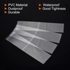 PATIKIL 210mm x 50mm Perforated Shrink Bands, 400 Pack PVC