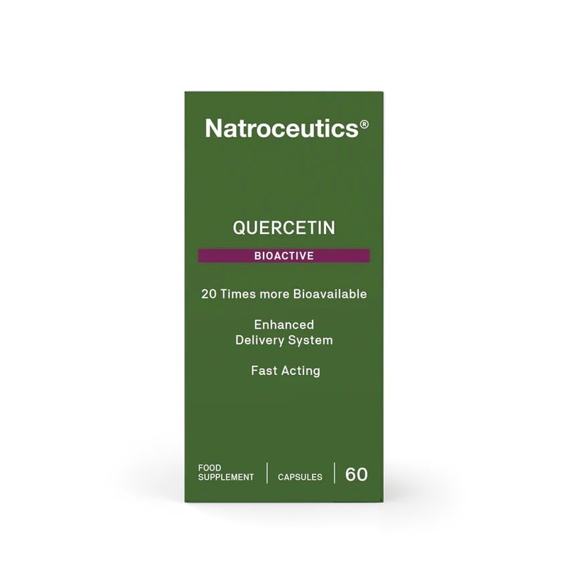 Natroceutics Quercetin Bioactive 60 Vegan Friendly Capsules| 20 Times More