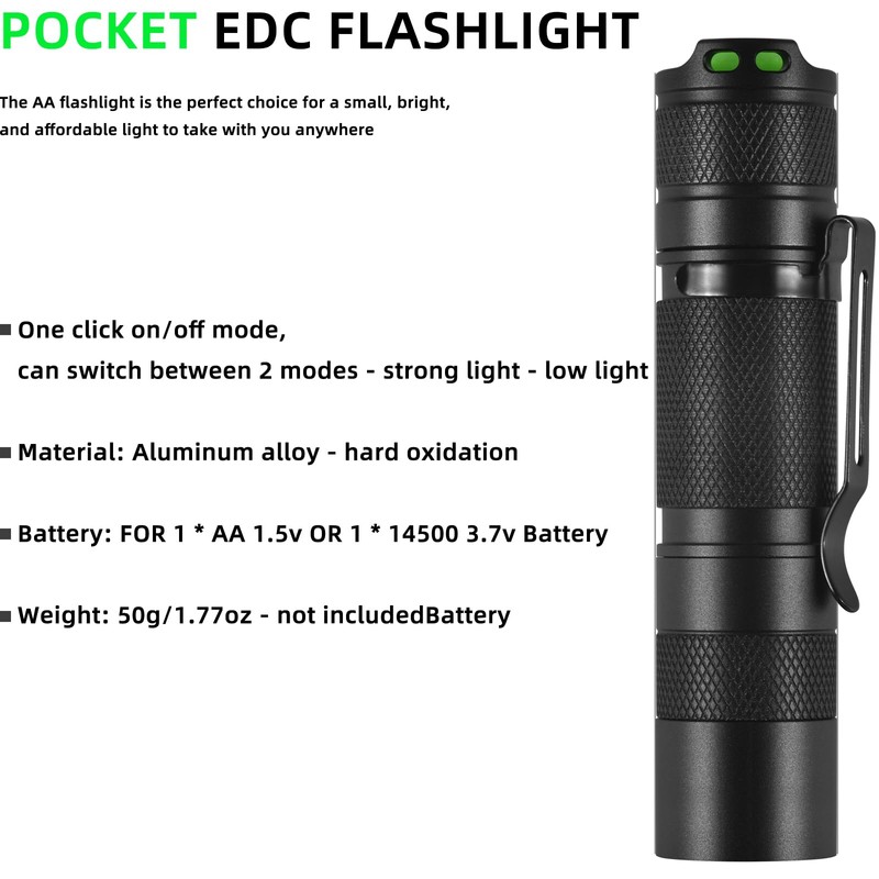 ACTIVEFIRE Mini AA Pen Portable LED Light, Super Bright, Waterproof