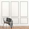 Melkus Wall Molding 3 Set Premade Wainscoting Panels for Interior