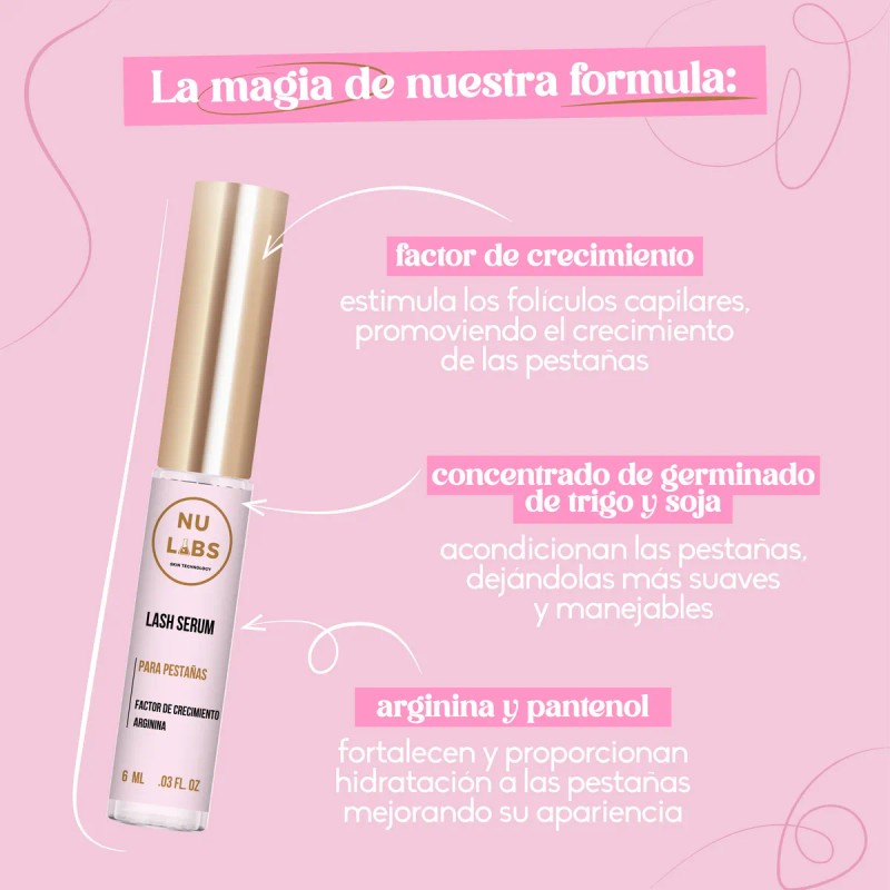 Suero Para Pestañas Lash Crecimiento Serum Para Pestañas