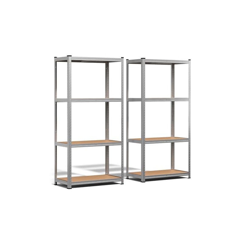 VOUNOT® Heavy-Duty Shelving Unit Set of 2 Shelving Units Basement