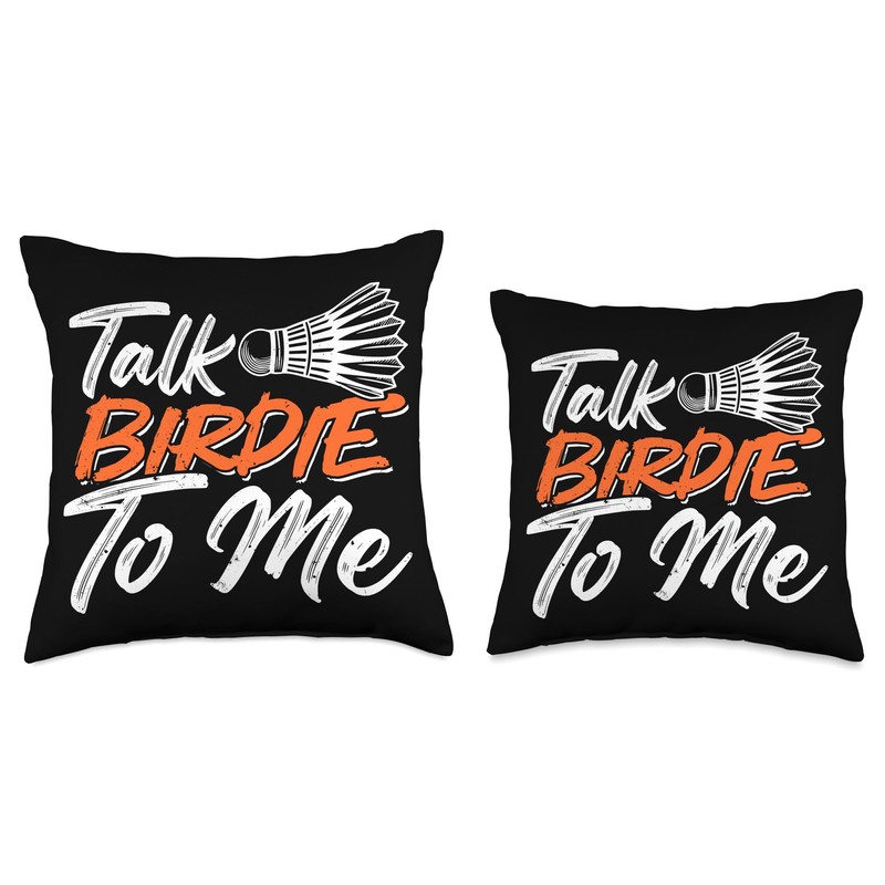 Talk Birdie To Me Throw Pillow