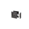 Kwikset 335SQT-15 Square Privacy Pocket Door Lock Satin Nickel Finish