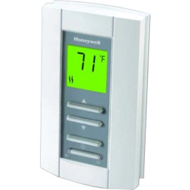 Honeywell  Honeywell Vertical 208v 240v Line Voltage 1 Heat NonProgrammable Digital;