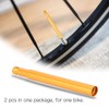 Keenso 2 x Valve Extender, 60 mm Bicycle Presta Valve