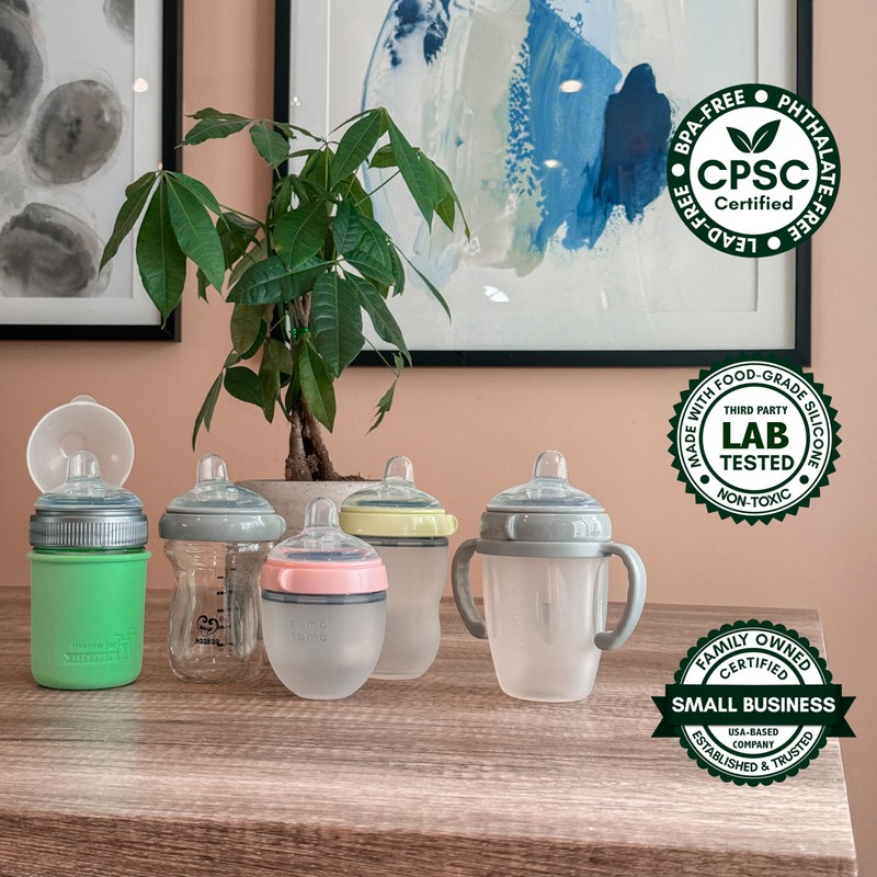 Sippy Spout Nipples for Comotomo (original and Gen 2), Mason