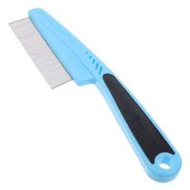 FRCOLOR Fine Tooth Comb Dandruff Scalp Brush Hair Comb for Adults Boys and Girls Stainless Steel Hair Cutting Tool