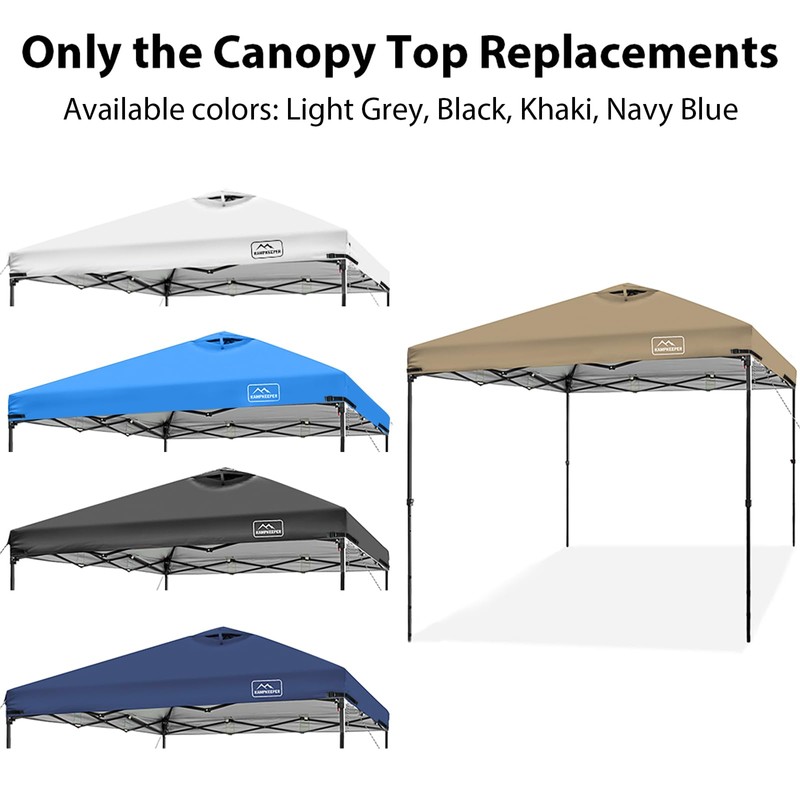 KAMPKEEPER Replacement Top Pop Up Canopy Tent Cover Roof with