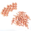 Plasma Electrodes Nozzles, 40pcs Red Copper Plasma Cutter Consumables Electrode